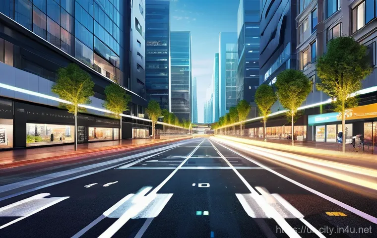 도시계획 전문가 커리어 발전 방향 - A sustainable urban oasis.**
A wide-angle, bright, and inviting aerial shot of a futuristic city whe...